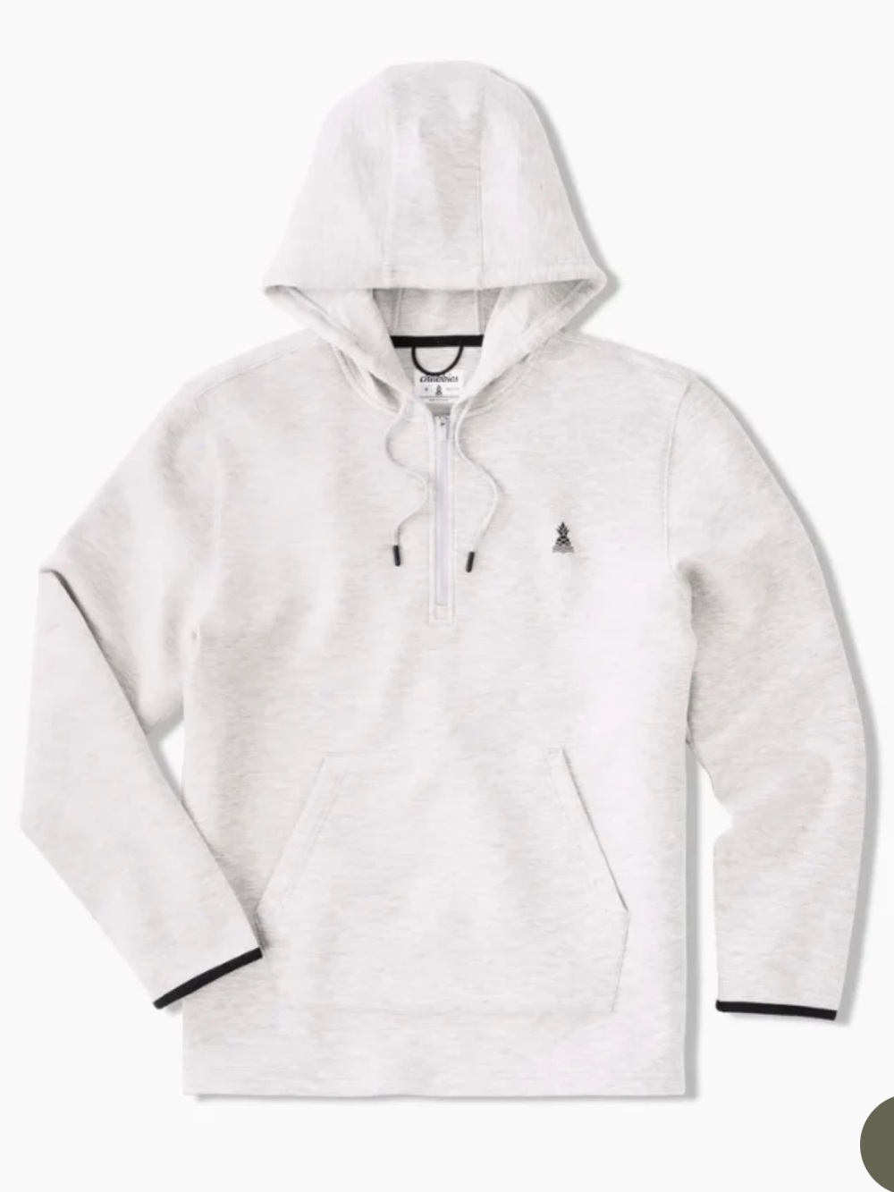 CHUBBIES NWOT MENS THE 6th PERIOD SET HOODIE LIGHT GREY HEATHER SIZE LARGE